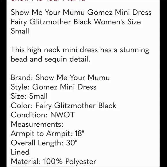 💕HP💕  SHOW ME YOUR MUMU DRESS - Picture 12 of 14